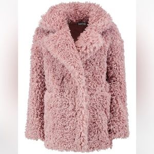 Tall Shaggy Faux Fur Jacket
